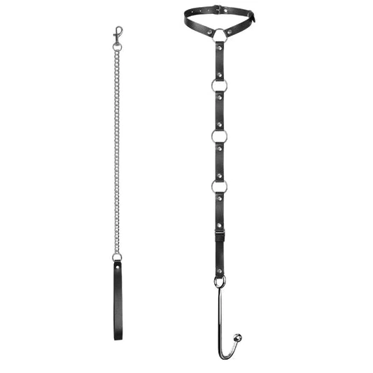 Leash Kinky Collar 5853 EverydayUse Anal with Hook and 0721
